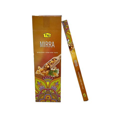 Incenso Indiano Taj Caixa C/7 varetas Mirra